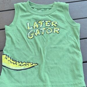 Green 'Later Gator' Kids Tank Top